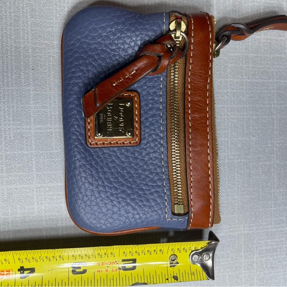 Dooney & Bourke Pre Owned Coin Key Change Card Liostick Pebbled Leather Wallet - Picture 8 of 16